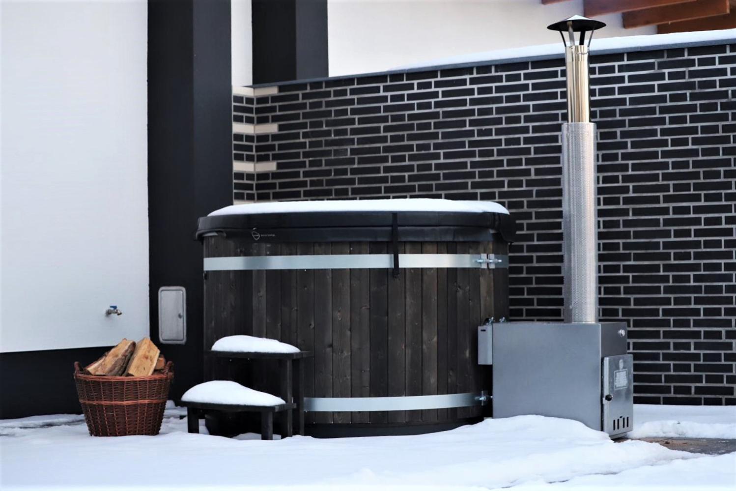 Fewo River I Wellnesstraum I Winterentspannung I Inkl Badefass I Kamin I Sauna Wendisch Rietz Ngoại thất bức ảnh